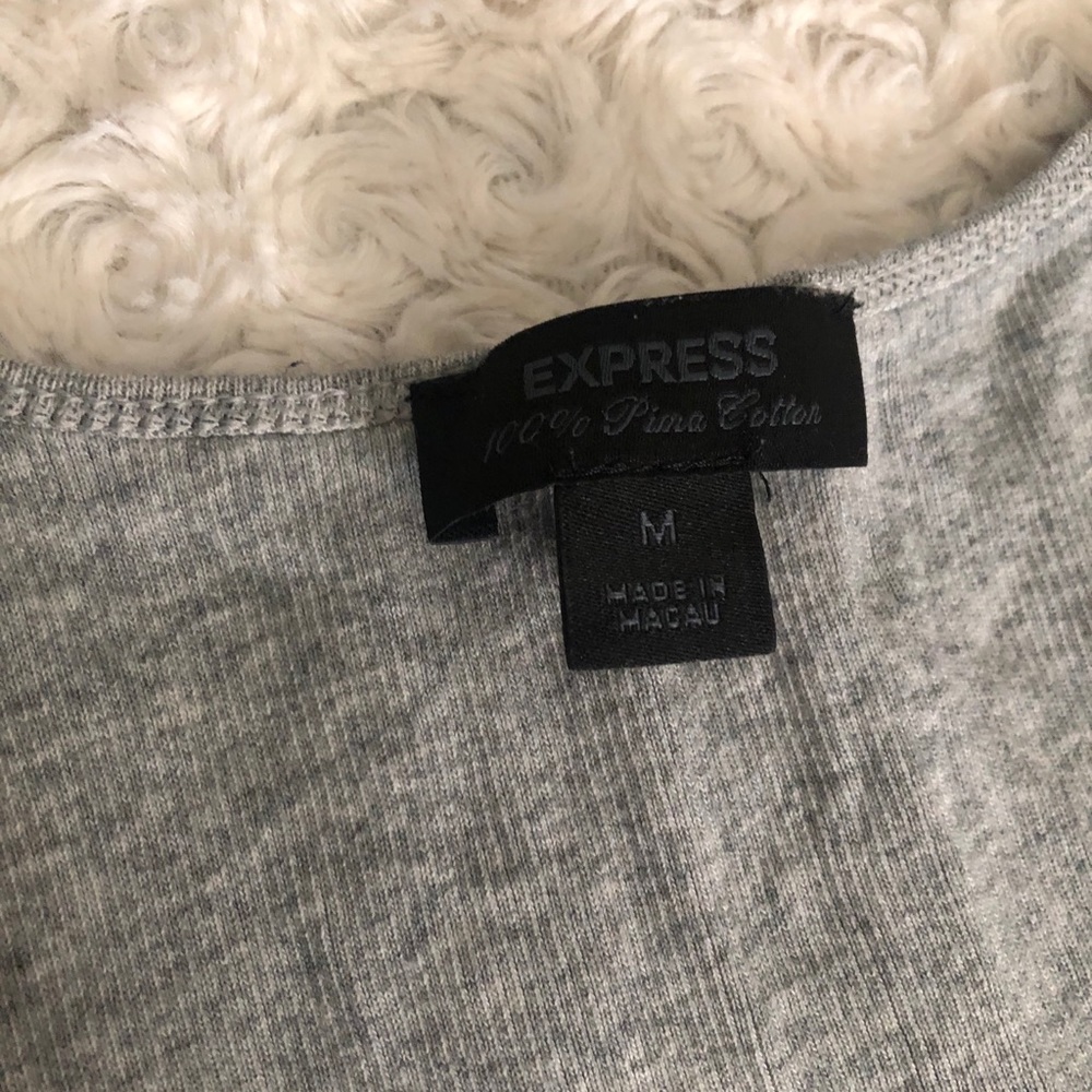 Express Racer Back Tank with Lace Detail - Picture 2 of 3